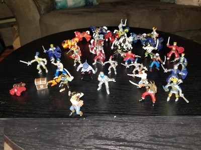 LOT OF 36 PAPO SCHLEICH ACTION FIGURES MEDIEVAL FANTASY HORSES KNIGHTS PIRATES 