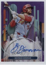 2025 Topps Finest Purple Refractor 113/125 Brendan Donovan #FA-BD Auto 10w8