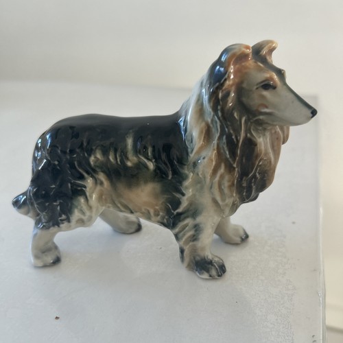 Vintage Collie Dog Porcelain Figurine. Over 45 years old! 