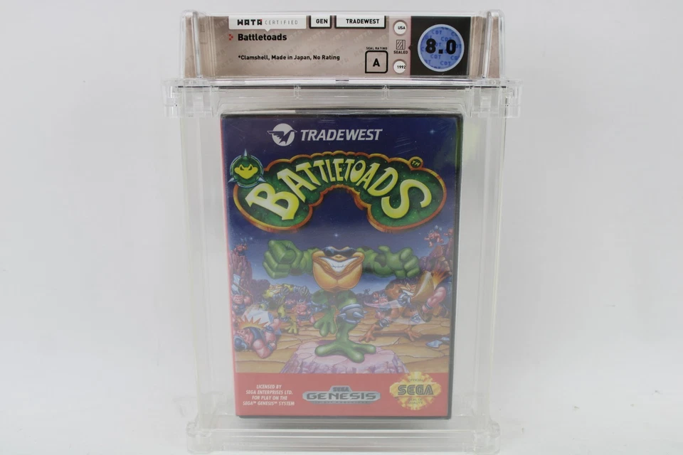 Battletoads Sega Genesis Factory Sealed Wata Graded 8.0 A - Image 2 of 4