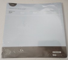 Sealed/New 2008 Creative Memories 12x12 Black Scrapbook Pages 15 Sheets/30 Pages