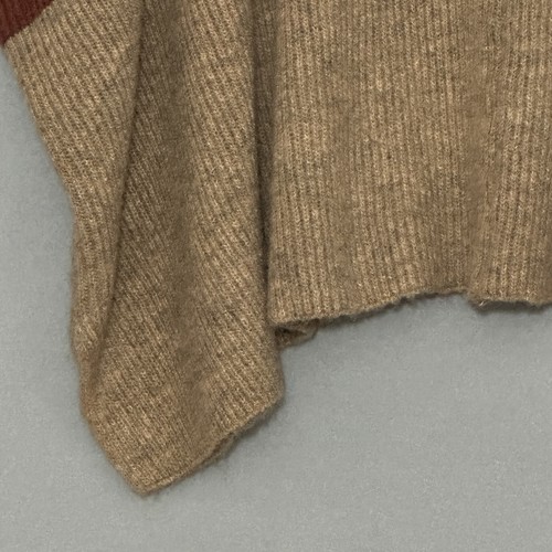 Boho Southwest Women Poncho Sweater M Blanket Stripe Chunky Knit Western Cowgirl - Bild 4 von 13