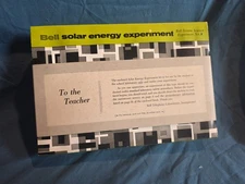 Bell System Science Experiment #2 Solar Energy Kit Sealed Parts