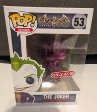 Funko Pop! Figura cromada púrpura #53 DC Comics Batman Arkham Asylum the Joker
