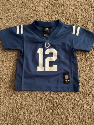 NFL Team Apparel Indianapolis Colts Andrew Luck #12 Kids Jersey 18M Blue White
