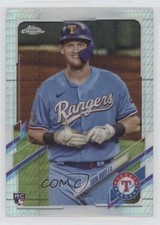 2021 Topps Chrome Prism Refractor Sam Huff #81 8x7