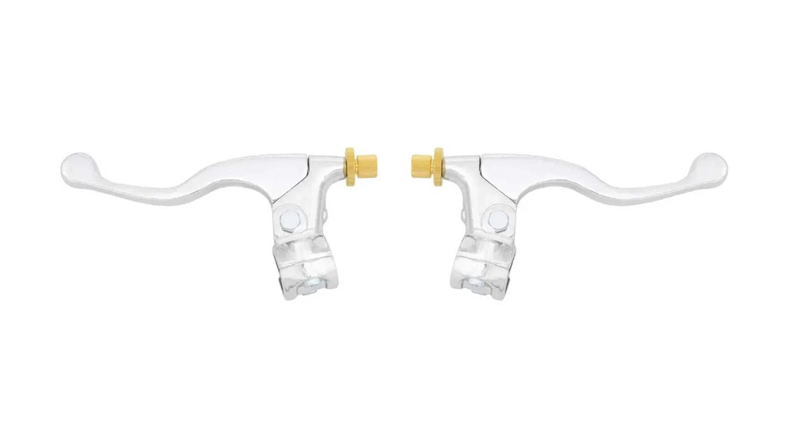 TB Parts Clutch & Front Brake Lever Kit - Silver