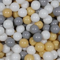 SpielbäLle ø7Cm 50Stk Weiß, Grau, Beige