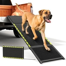 74'' L  20'' W Longest Dog Ramp for Car - Extra Wide Portable Pet Dog Ramp