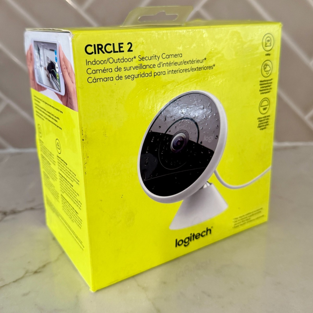 Logitech Circle WIRED Home WiFi Security Camera Indoor/Outdoor