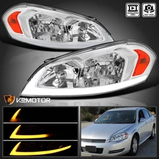 Fits 2006-2013 Chevy Impala 06-07 Monte Carlo Headlights Switchback LED Signal