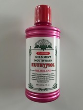 Euthymol Mouthwash Mild Mint Alcohol Free 500ml 14.40 per litre