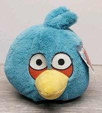 Angry Birds 8" Plush Blue 2010 NEW w/ Tags PROMO NOT FOR RETAIL Commonwealth Toy