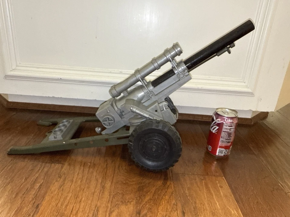 "Cañón atómico de largo alcance grande vintage Louis Marx Toys 27""" Foto 2 de 4