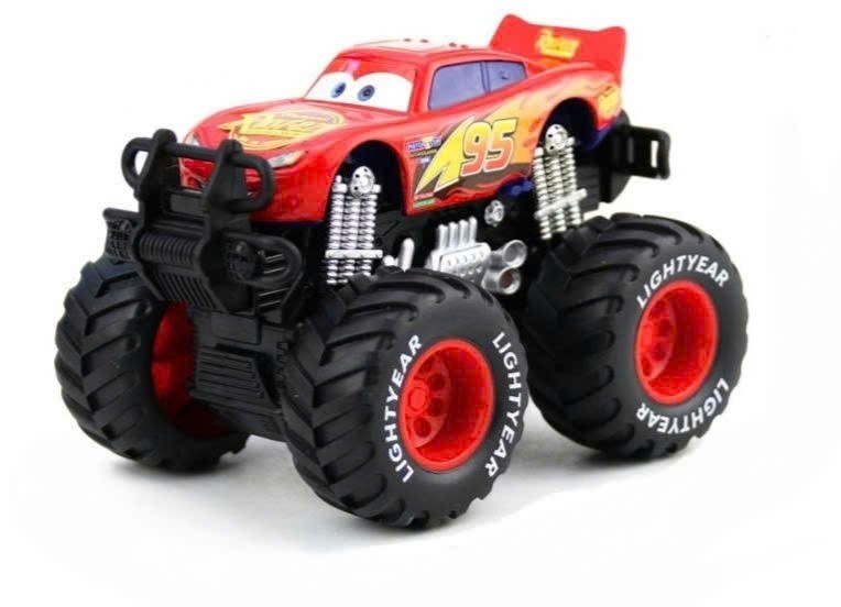 Disney Pixar Cars Toy Red Lightning McQueen Metal Mode Monst