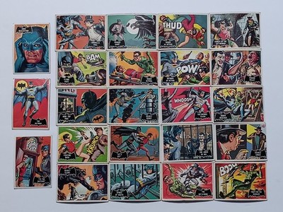 The Batman Rookie #1 in a 1966 Batman Topps lot of 23 original cards | eBay