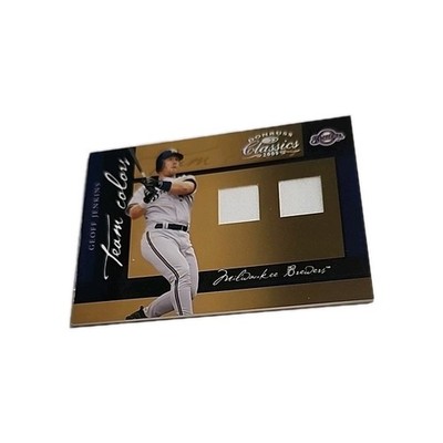 2005 Donruss Classics - Team Colors Geoff Jenkins #TC-13 Combo Materials /100