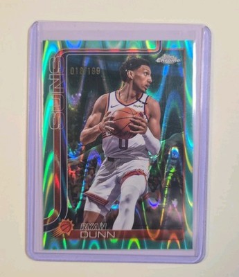 2025-26 Topps Chrome - Ryan Dunn #178 Aqua Raywave Refractor /199