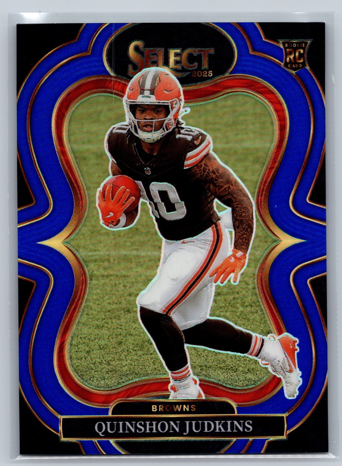 2025 Panini Select #356 Quinshon Judkins Rookie RC Blue #85/99 Club Level