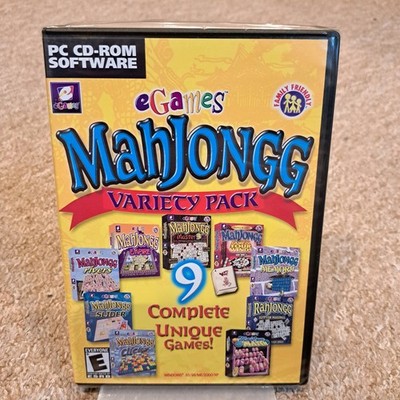 Mahjongg Variety Pack PC CD-ROM Videospiel 9 klassische Spiele BRANDNEU VERSIEGELT