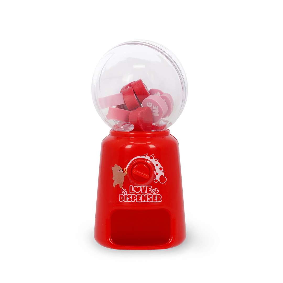 Mini Eraser Dispenser -Love Dispenser-Heart  | Legami