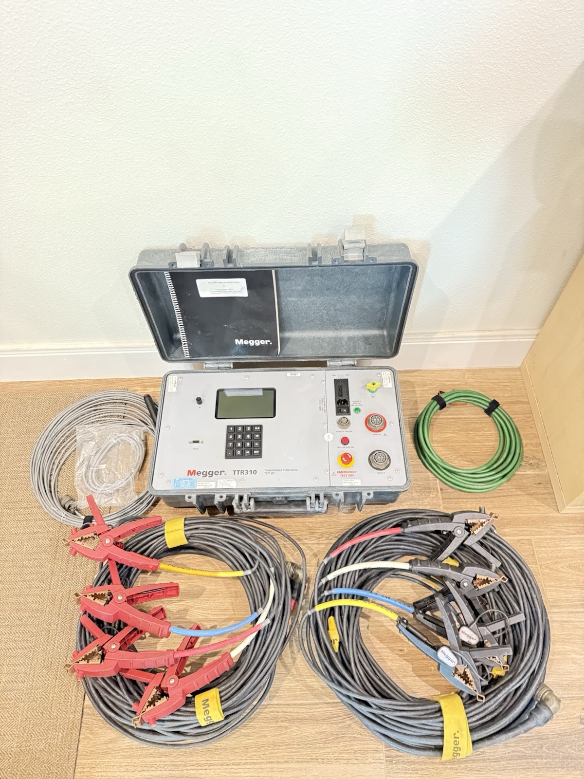 MEGGER TTR310 THREE PHASE TRANSFORMER TURNS RATIO TESTER (CALIBRATED 2026)