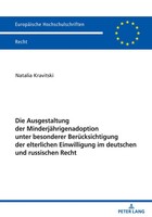 Die Ausgestaltung der MinderjäHrigenadoption Unter Besonderer...