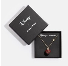 New Coach X Disney Poison Apple Villains Snow White Charm Necklace Retired