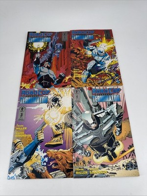 ROBOCOP VS TERMINATOR 1-4 FULL RUN LOT 4 FRANK MILLER DARK HORSE COMICS 1992
