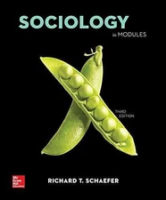 Loose Leaf Sociology in Modules - Loose Leaf, by Schaefer Richard T. - Good