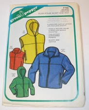 The Green Pepper F700 Plush Polar Jacket & Vest Hood or Collar Sizes XS-3X Uncut