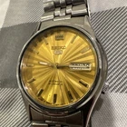 Seiko Golden SKXQ65 Sunburst Dial JDM Rare Retro Vintage Automatic Watch