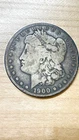 1900-S Morgan Silver Dollar,  Nice original aged and worn F to EF