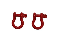 Fishbone Offroad Fits FB21038 Red 3/4In D Ring Set - 2 Pieces