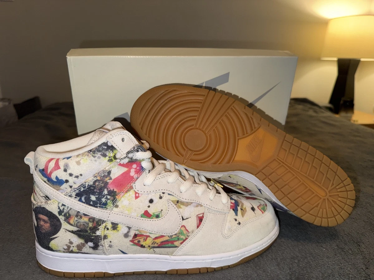 Nike Supreme x Dunk SB High Rammellzee for Sale | Authenticity