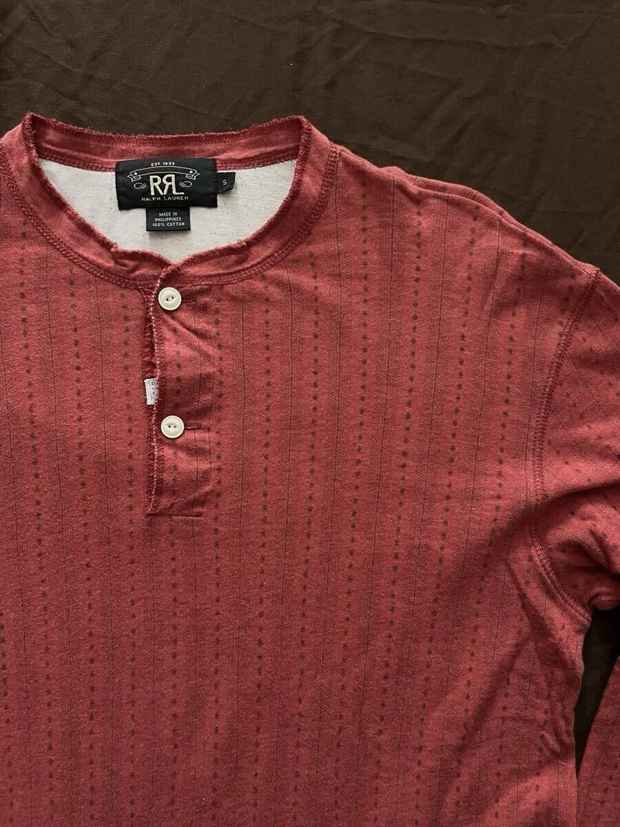 Lauren Ralph Lauren Henley Striped Casual Button-Down Shirts for