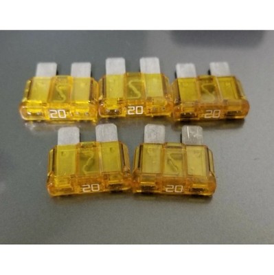 5 Pack Of 20 Amp Fuse Atm Standard Blade Automotive Fuse