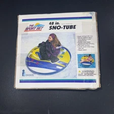 VTG NOS 2001 Intex The Sport Set Snow Water Inner Tube Sled Size 48” NIB