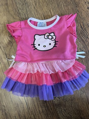 Build A Bear Hello Kitty Outfit Shirt und Rock 