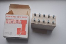 1982 USSR Russia UNUSED GRINDING HEADS DENTISTRY BOX