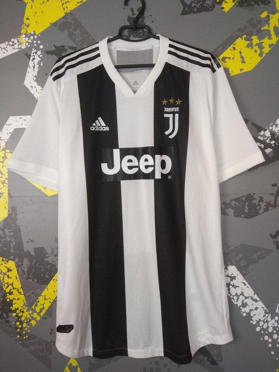 Juventus Home football shirt 2018 - 2019 Adidas Authentic Mens