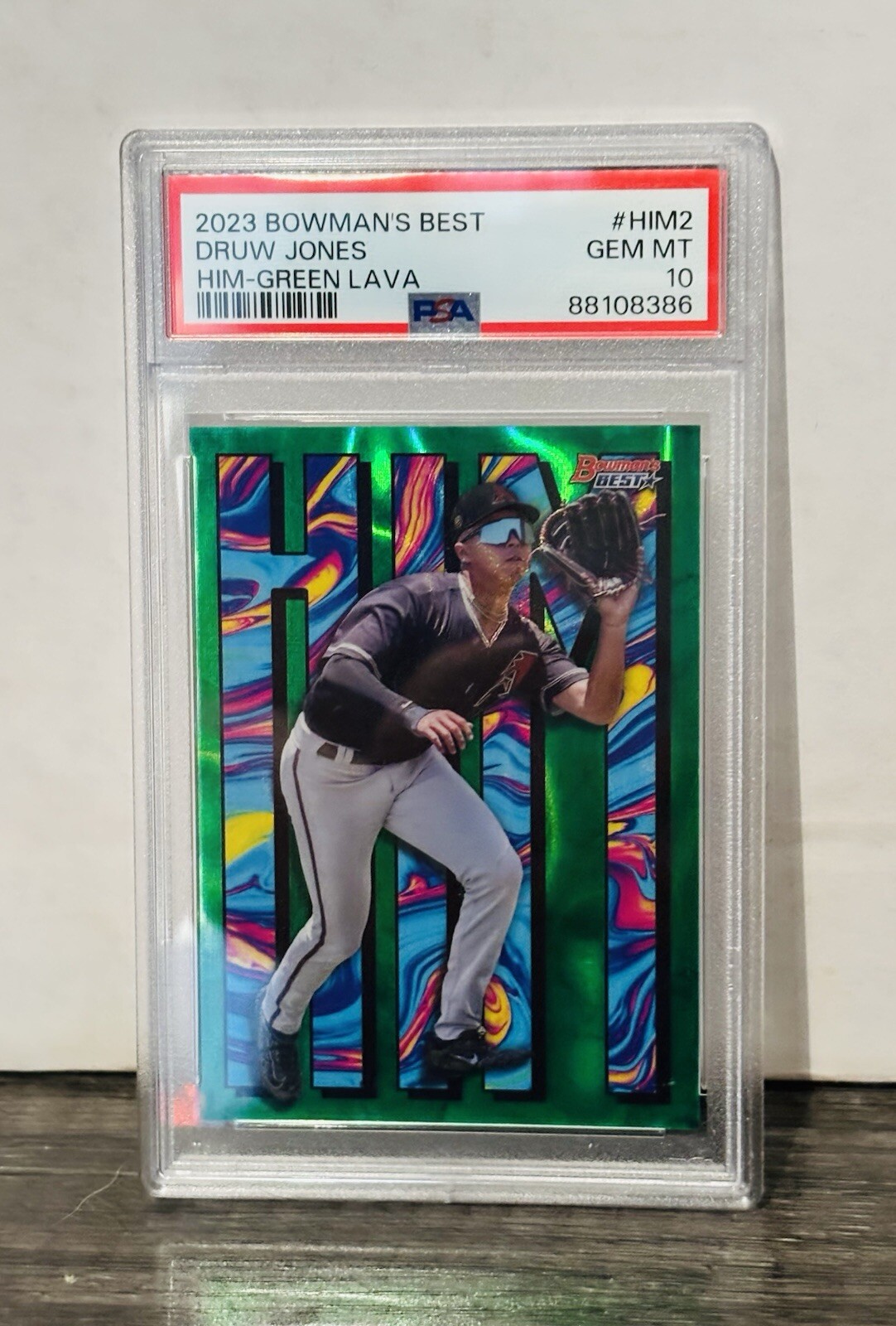 2023 Bowmans Best Druw Jones #HIM-2 green lava 10/10 PSA 10