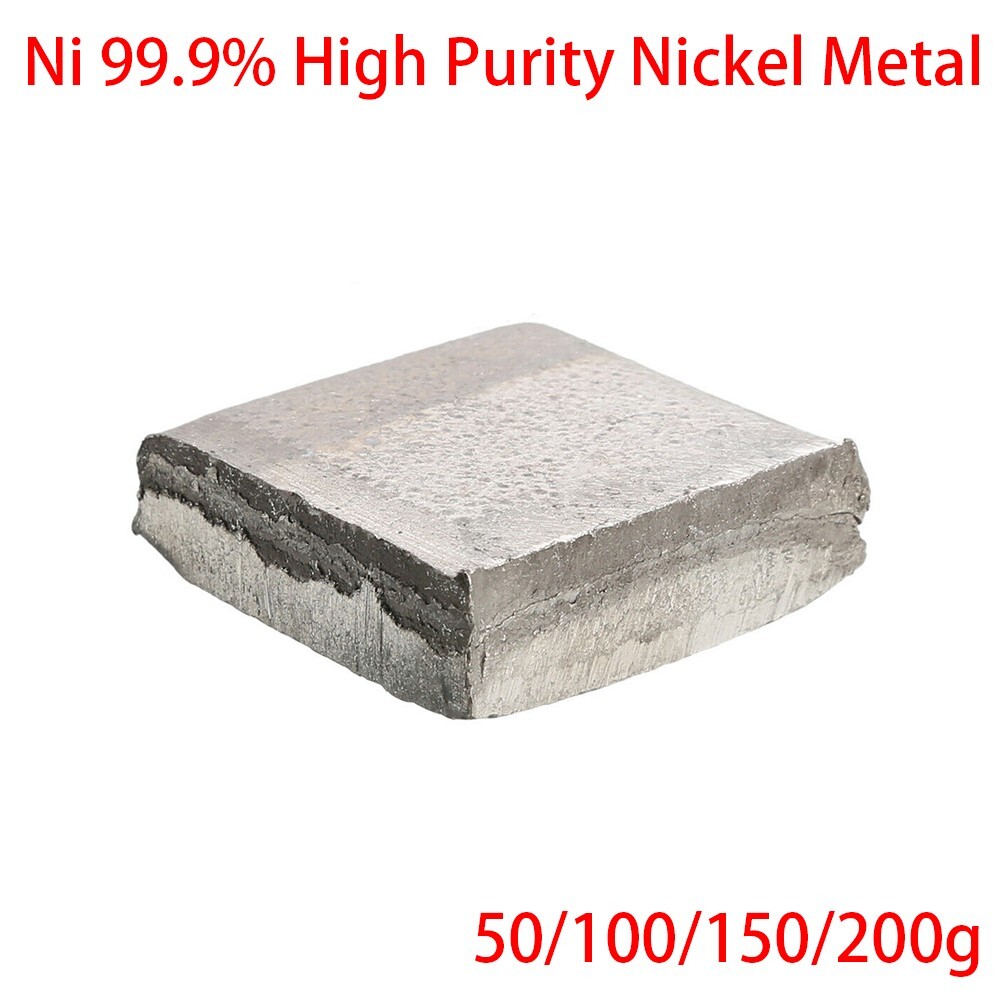 Produktbild von Nickel Ni99,9 In Stücken – 250 G, Reinnickel 99,9 %, Längliche Stücke 10–50 G, Dichte 8,9 G/cm³, Schmelztemperatur 1455 °C