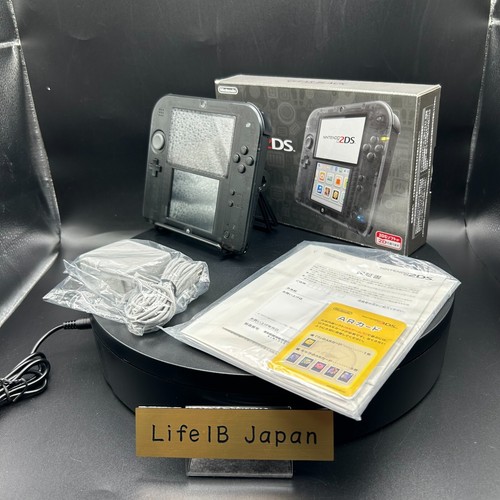 Nintendo 2DS Clear Black Portable Game Console with Dual Screens JP Import - Picture 9 of 23
