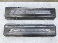 Corvette Factory Gm 7 Finned Aluminum Valve Covers