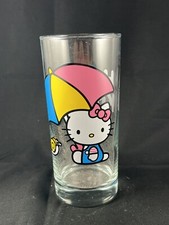 Juego de 3 vasos HELLO KITTY playa - triciclo - avión - hecho en EE. UU. Sanrio