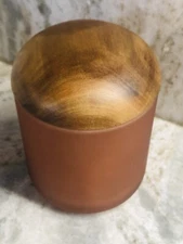 ShipN24Hours. New-Bed Bath & Beyond Haven Jar with Ashwood Lid Copper Brown.