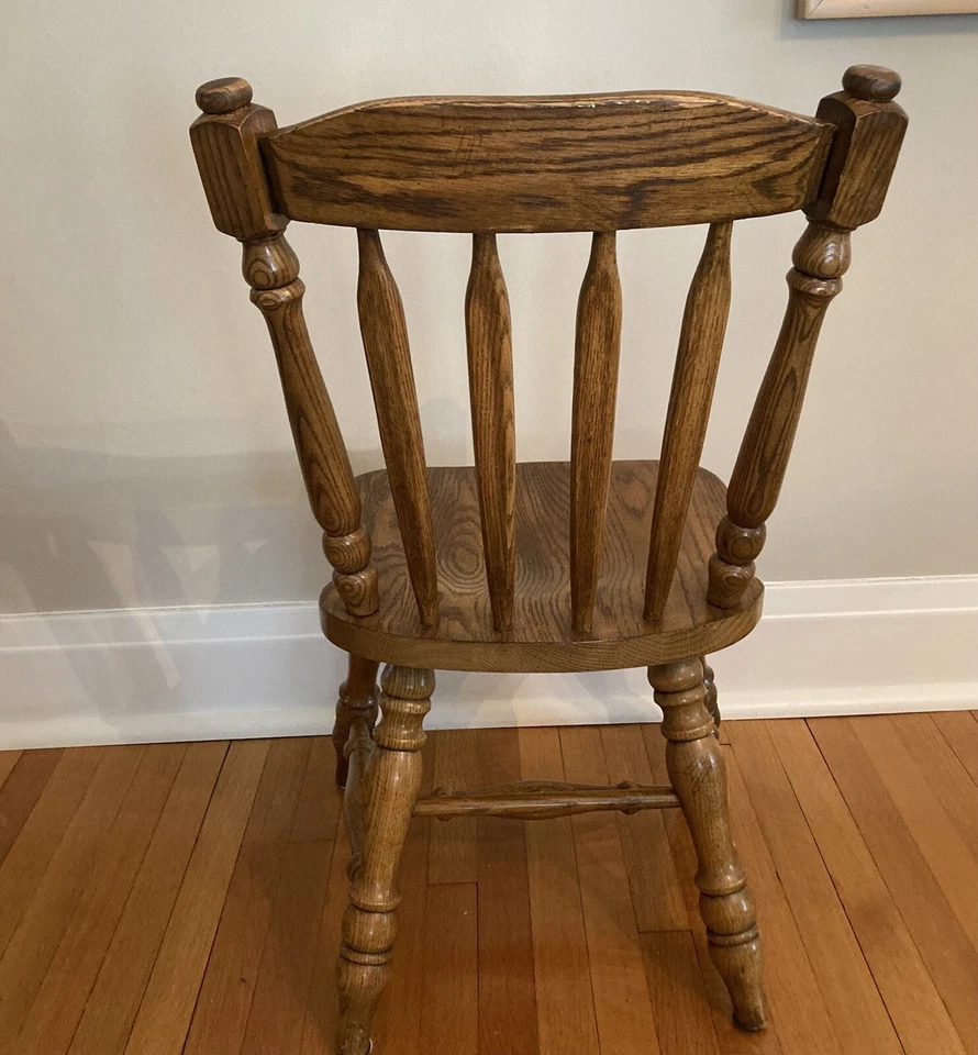 VIRGINIA HOUSE 实心硬枫树殖民地早期美国用餐侧椅 — 第 3/4 张图片