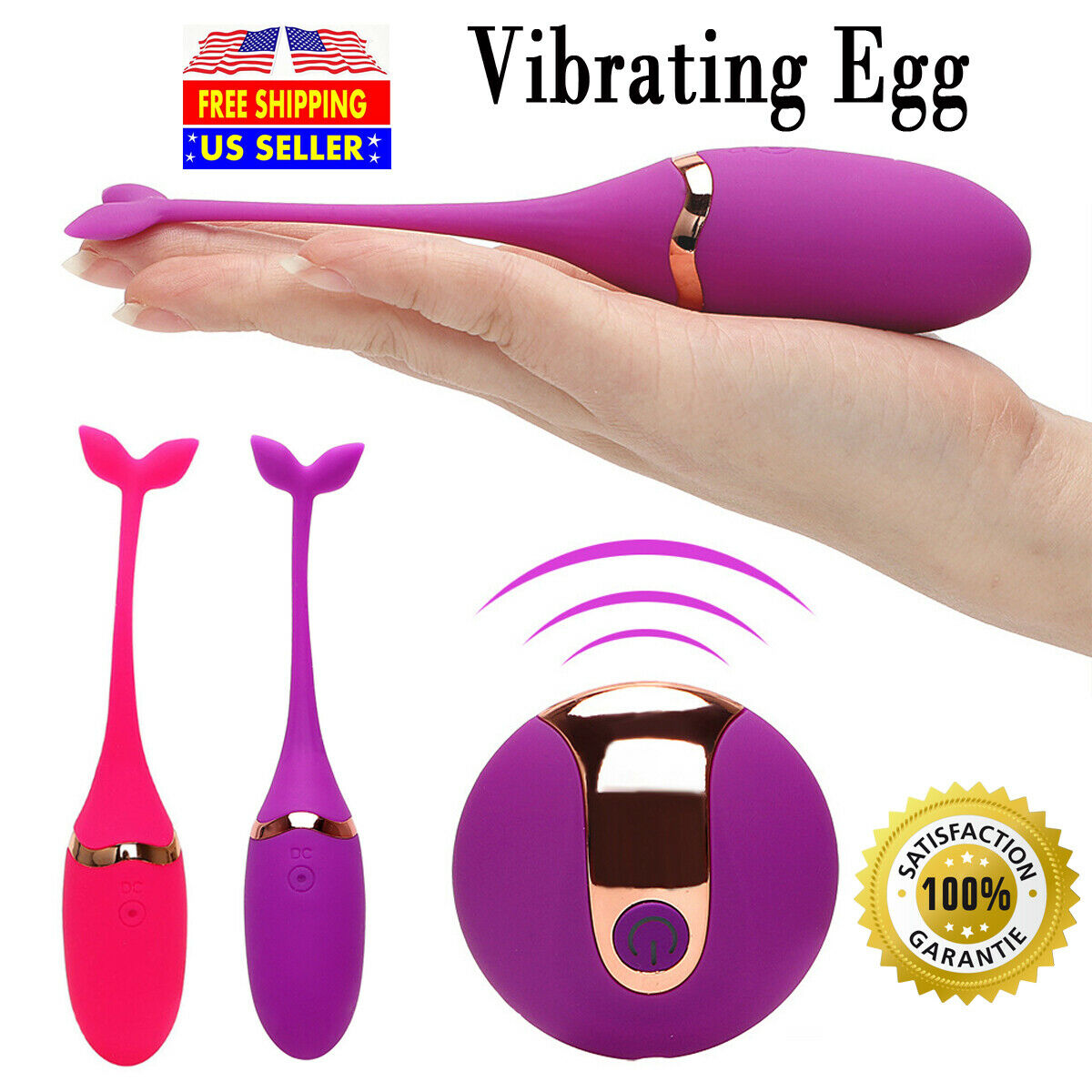 Vibrator-Nipple-Clit-Personal-Massager-Women-Rechargeable-Toys-use Lubricants