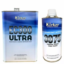 1 Gal Kirker Ultra High Solids Acrylic Urethane Clearcoat EC300 w/ Med Activator